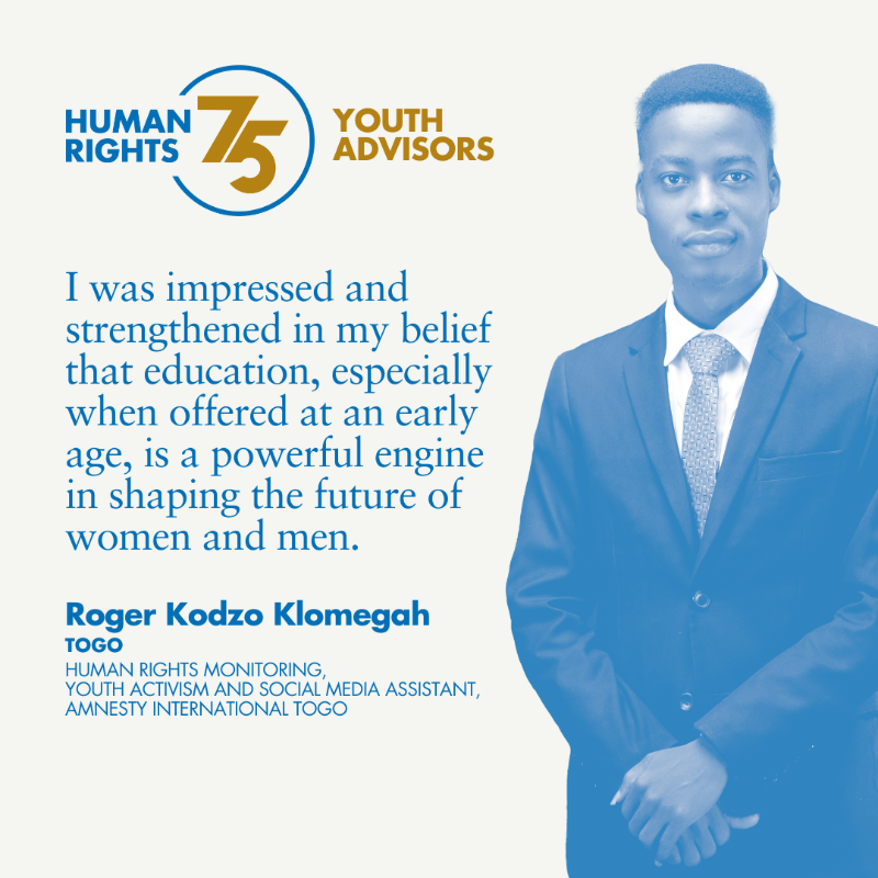 UNHumanRights's tweet photo. From climate action, to LGBTIQ+ rights, to youth empowerment &amp; beyond...

Our #HumanRights75 Youth Advisory Group is addressing pressing #humanrights issues &amp; paving the way for a better future for all!

Learn more about them &amp; the causes they are fighting for.

#YouthLead