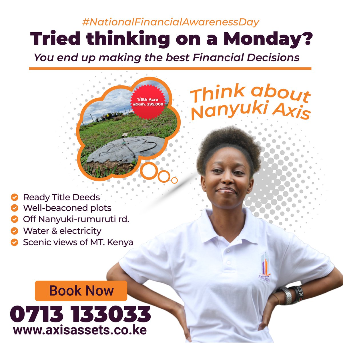 AxisAssets's tweet photo. The weekends are known for bad financial decisions 😔
But Monday is known for setting up the pace for the new week.

Land investment is one of the potential financial investments you can make to change your future...
#mondaymotivation #financialawareness #invest #primeplots https://t.co/N1uNBYpUQ1
