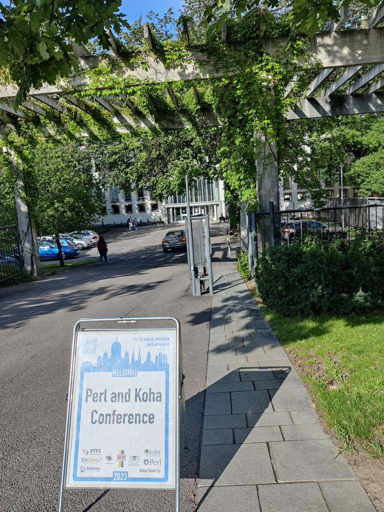 AnneLehto's tweet image. Today is the day!  #perlkohacon23 Opening speech by National librarian Kimmo Tuominen #openinfrastructures #koha #perl #openscience @natlibfi