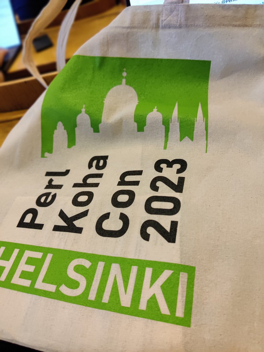 AnneLehto's tweet image. Today is the day!  #perlkohacon23 Opening speech by National librarian Kimmo Tuominen #openinfrastructures #koha #perl #openscience @natlibfi