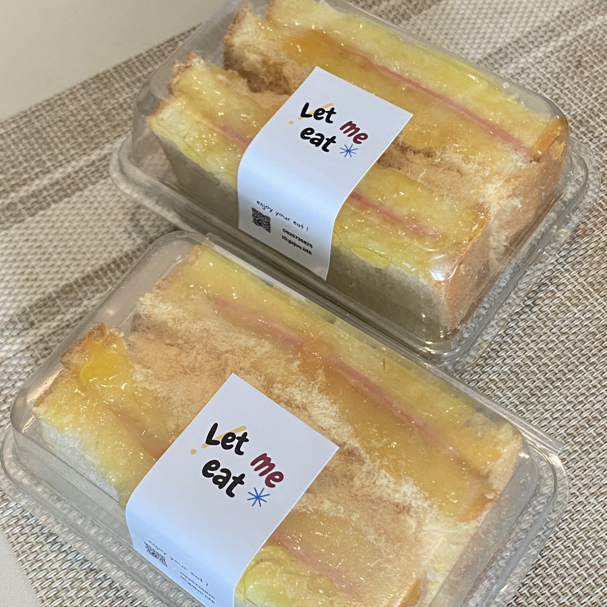 GajuuBkk's tweet photo. แซนวิชหมูหยอง! 

สนใจสอบถามเพิ่มเติมได้ที่ 
Line : gampstr123 
#แซนวิชโบราณ #แซนวิชเกาหลี #แซนวิช 
#ฟู้ดซัพพอร์ต #foodsupportศิลปิน #หลาดนนท์แฟม #foodsupportthailand https://t.co/dic81r1r0l