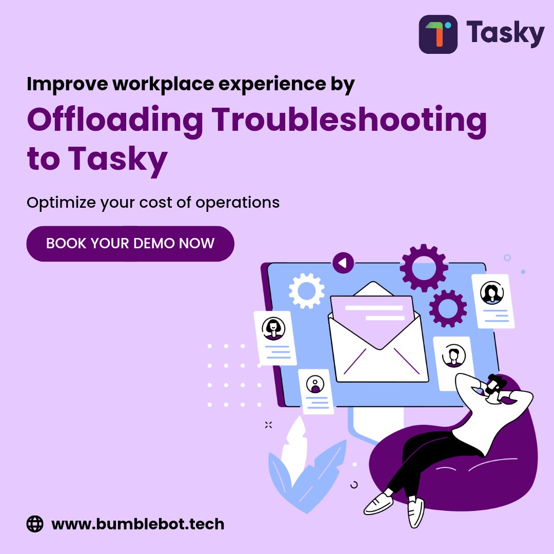 Bumblebottech's tweet photo. Enhance your work environment with seamless troubleshooting powered by Tasky! Say goodbye to operational hassles and hello to streamlined efficiency. π
Book a demo nowβ¬οΈ
https://t.co/gv74Kt3sQx
#ITTransformation #SimplifiedSupport #ProductivityBoost #ITAutomation #tasky https://t.co/Ie3mTlAk4L