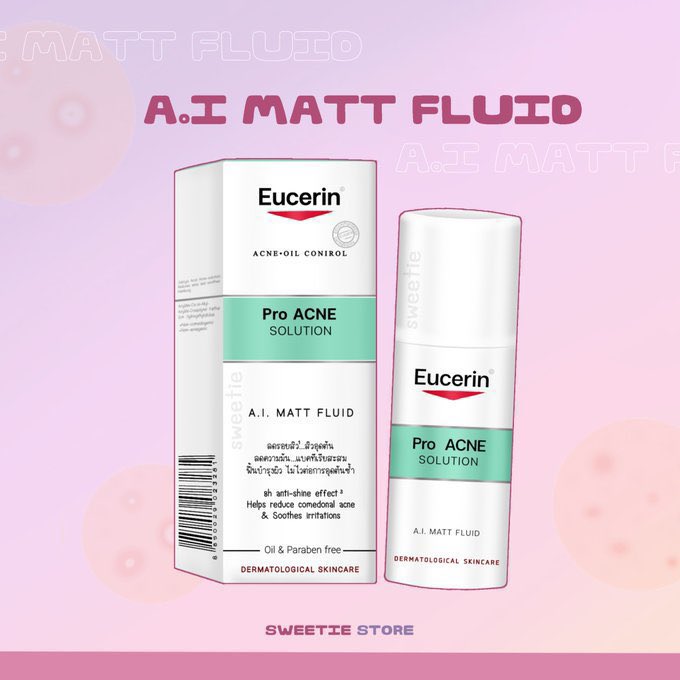 sweetie2store's tweet photo. Eucerin A.I. matt fluid
ตัวขายดีของคนเป็นสิว

- ช่วยลดสิวอุดตัน
- ลดรอยดำ รอยแดง จากสิว
- ช่วยคุมมันยาวนาน 8 ชั่วโมง

ราคา : 590฿ ส่งฟรี 
( ซื้อคู่ถูกกว่า 1160 )

#eucerin #ยูเซอริน  #ยูเซอรีน #ใช้ดีบอกต่อ #บ้านเช่าบูชายัญ #สกินแคร์รักษาสิว https://t.co/6acEaQxEPy