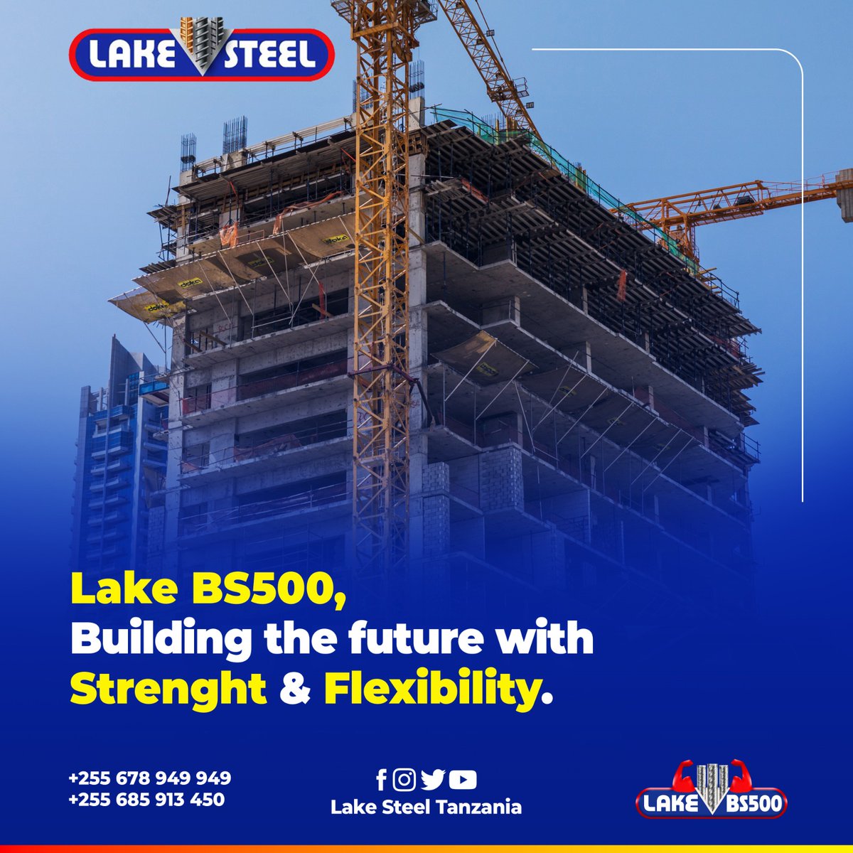 Building the future with Strength and Flexibility

#committedtoquality 
#stregtheningthenationinspiringtheworld #lakebs500 #strongsteelbars #nondobora #chumaimara #TMTBars #contractor #buildingmaterials #builders #civilengineering #civilconstruction #civilwork #buildingplan