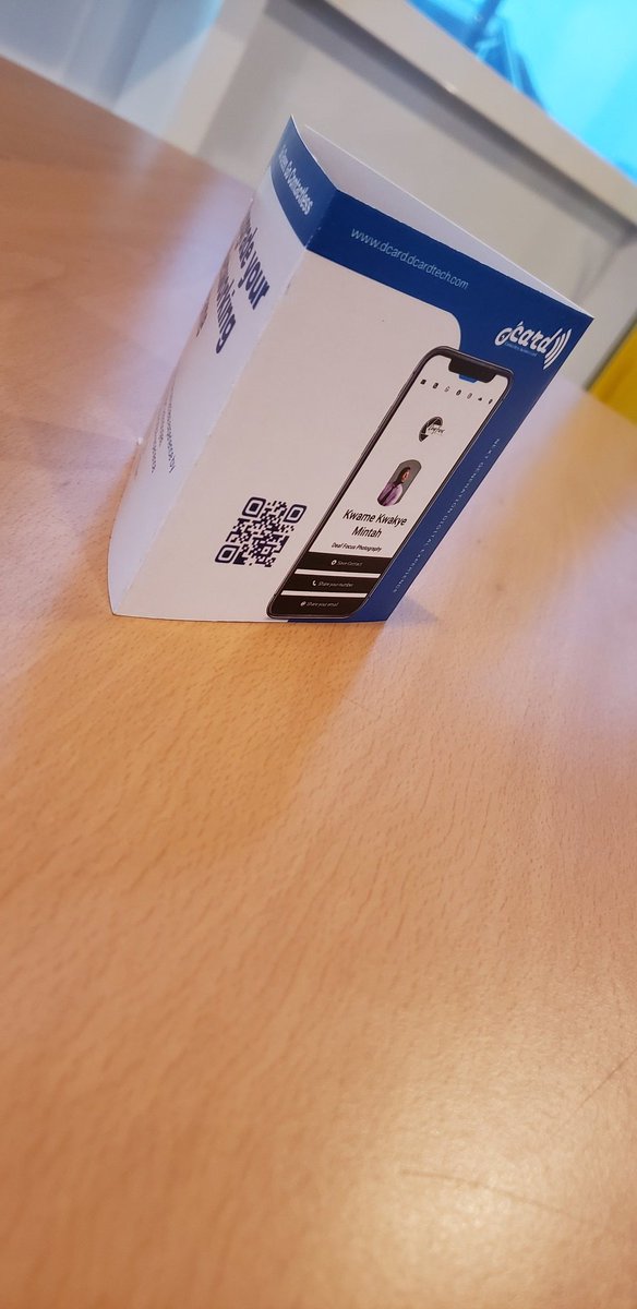 DcardAfrica's tweet photo. Tired of carrying around paper #business cards? Time to #upgrade your #networking game. Just tap and #share #contactlessly https://t.co/xGYDSv45Hw