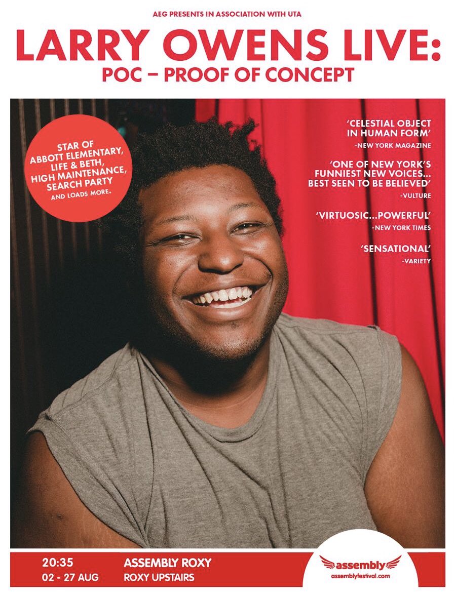 Humans of the Fringe: The people’s story - Larry Owens #edfringe #comedian #musicalcomedy #fillyerboots #edinburgh <a href="/AssemblyFest/">Assembly Festival</a> <a href="/LilyMarriottPR/">Lily Marriott PR</a>