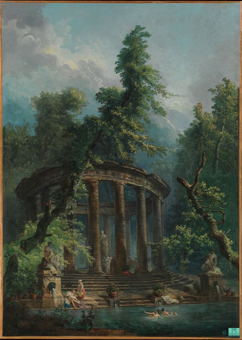 _DAC_oficial's tweet photo. #Lapiscina,#HubertRobert,1780.@metmuseum
#Robert fue un #artista #francés especializado en #pintura de #paisajes y #ruinas #clásicas.Este #cuadro fue encargado por #CarlosX de Francia,que entonces era conde,para el baño del #ChâteaudeBagatelle.
#DAC #arte #art #painting #artwork https://t.co/fLBTAqCyUk