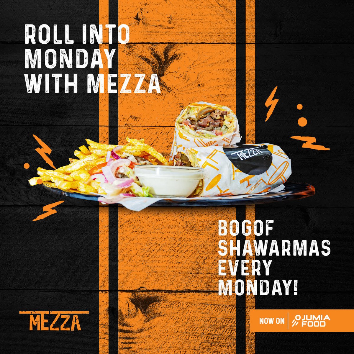 Mezzakenya's tweet photo. We’ll let our Shawarmas speak for themselves 

Our BOGOF #MezzaMonday offer is now available for sit in customers and also exclusively on the @jumiafoodkenya app 

#Mezza #Shawarmas https://t.co/F2bTAALNpM