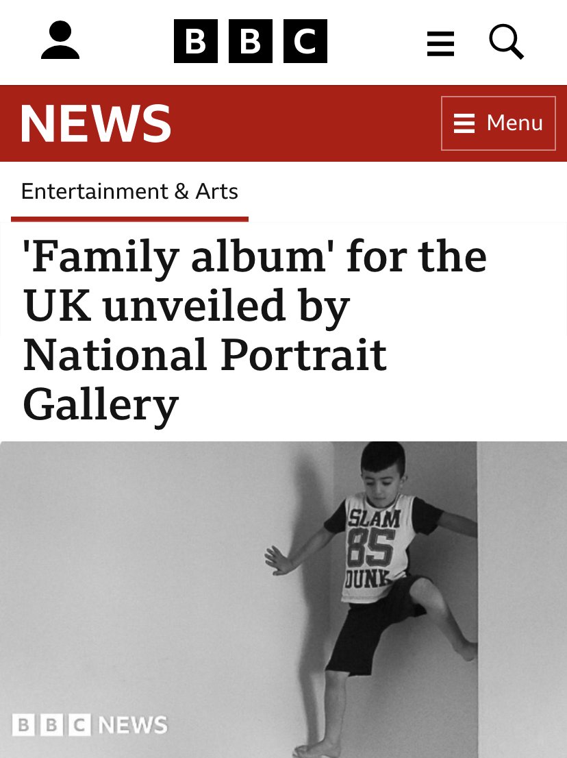 #BBCNews have included my #portrait of six-year old deaf refugee Lawand in their coverage of the #NationalPortraitGallery's 'The Nation's Family Album' exhibition - in partnership with #Ancestry You can see the feature here: bbc.co.uk/news/entertain…