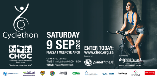 MelroseArch's tweet photo. Keeping more than hope alive one pedal stroke at a time. Book your slot on the CHOC website.

#onlyatmelrosearch #chocfoundation #cyclethon #melrosearch #spinningbike https://t.co/kl2JHKIeXQ