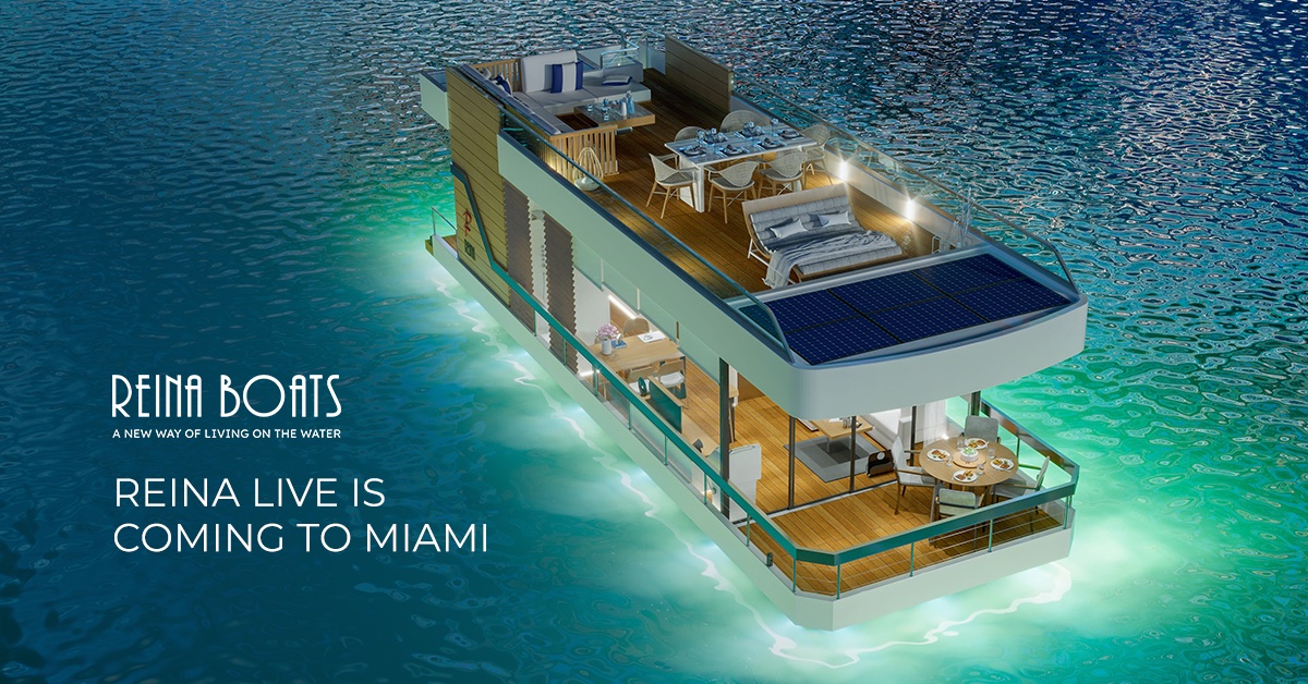 Ahoy! Get ready to meet Reina as its’ real life journey begins! Let’s sail on the  briney deep.

#Reina #Houseboats #HouseYachts #Luxury #LifeOnTheWater