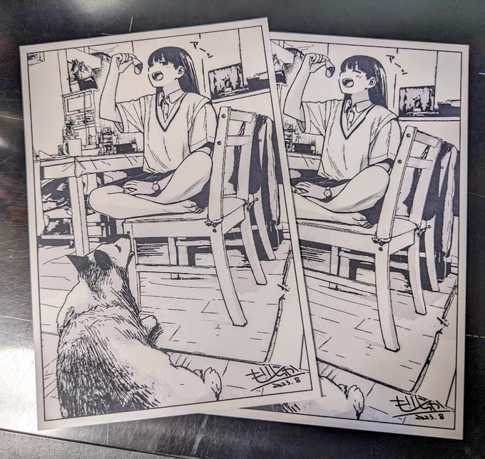 BOOTHにも自家通販のページを作りました。 新刊におまけのイラストカードの特典付き。 8/21までは本にサインをつけます。 https://moritika.booth.pm/items/5005128