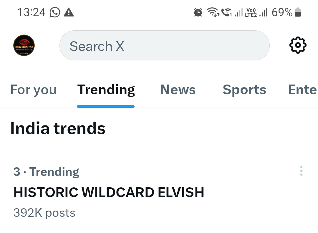 BiggBoss_Tak's tweet photo. TREND ALERT: #BiggBoss_Tak 

HISTORIC WILDCARD ELVISH is TRENDING in India https://t.co/DWgCGfvMO0