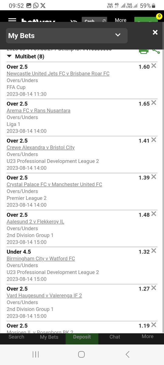 XuluSinothile's tweet photo. 2nd slip.....Goals ⚽.....goodluck. 15odds.....🍏 https://t.co/5ksdbOMB2R