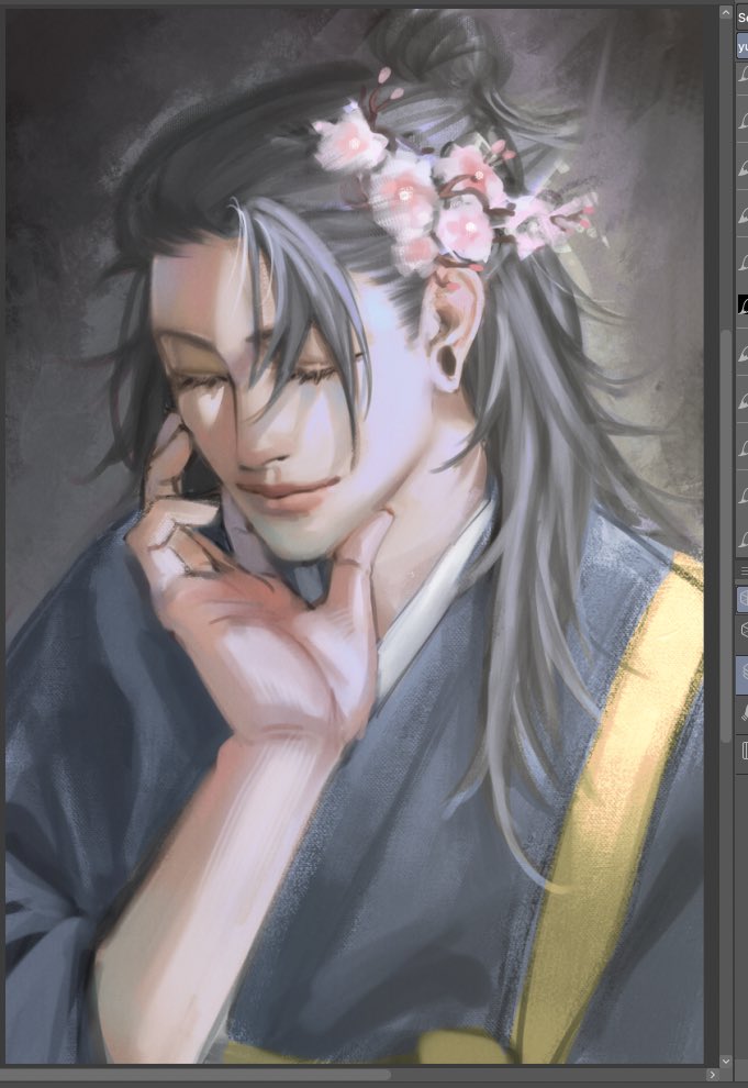 i doubt ill ever finish this but i just love my bbg #呪術廻戦
