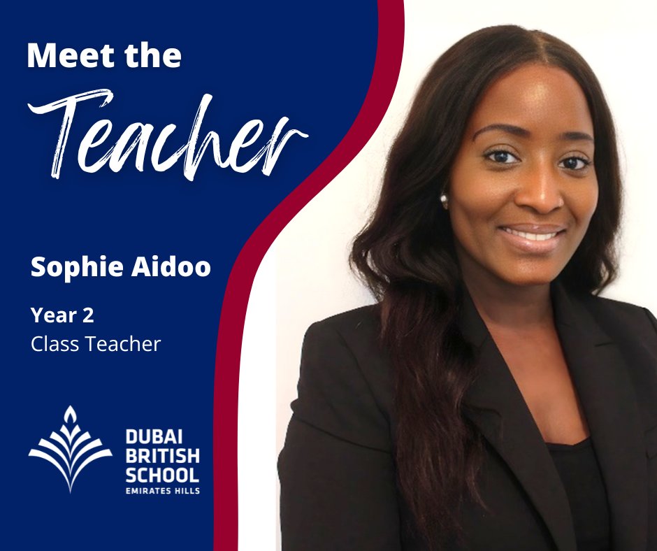 Meet our new Year 2 teacher, ms Sophie Aidoo! She completed her MA in Education, International Development, and Health Promotion at UCL and PGCE at the University of Warwick. She gained insightful experience as a teaching volunteer in Zimbabwe.#NewTeacher#ProfessionalExcellence