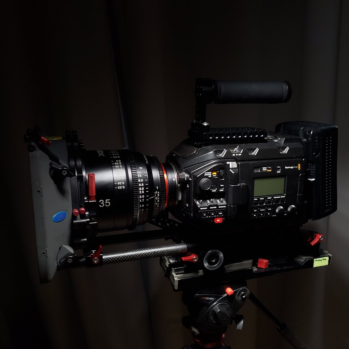 chungdha's tweet photo. My new camera setup #blackmagicursaminipro with #xeenlenses https://t.co/Go7p3TCKQN