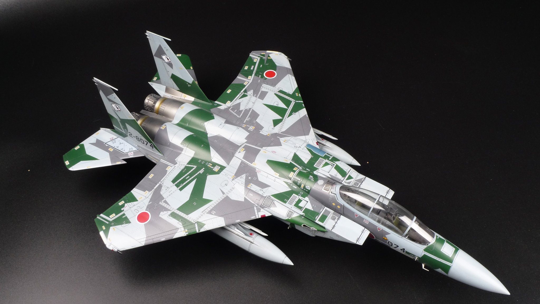 Hasegawa 1/48 F-15J イーグル　アグレッサー ハセガワ 1/48 F-15DJ アグレッサー 【ミノカサゴ】 製作記