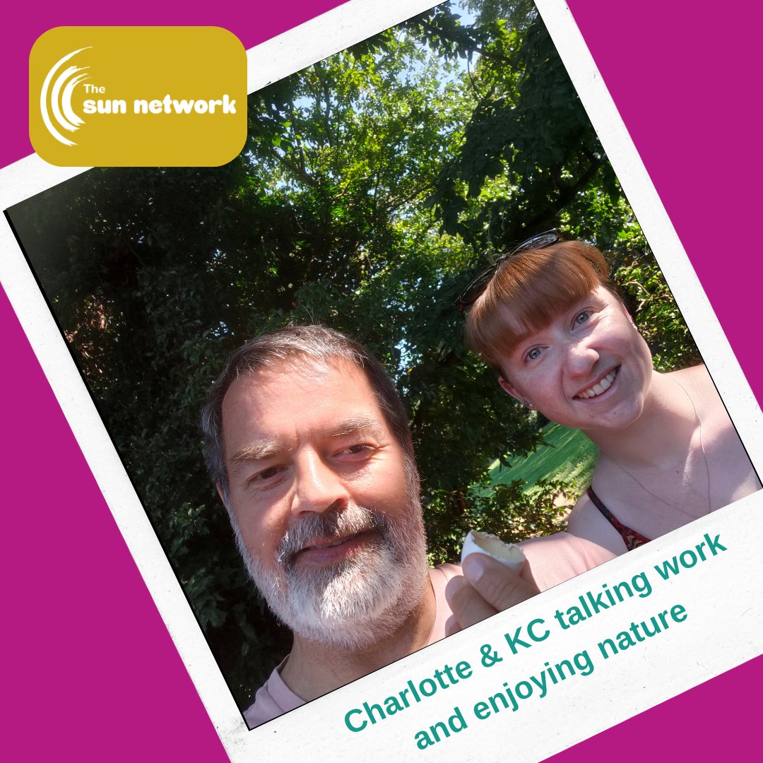 SUNnetworkCambs's tweet photo. Charlotte & KC met to reflect on our 4 years at The SUN Network, catch up on each other's work, & enjoy a walk in the sunshine & warm weather where they found a birds egg. #WellbeingWalk #CoProductionChats #TakingStock #SoakingInTheSun #Work&Walk #ChallengeStigma #GivingAVoice https://t.co/8Nh05EMPXC
