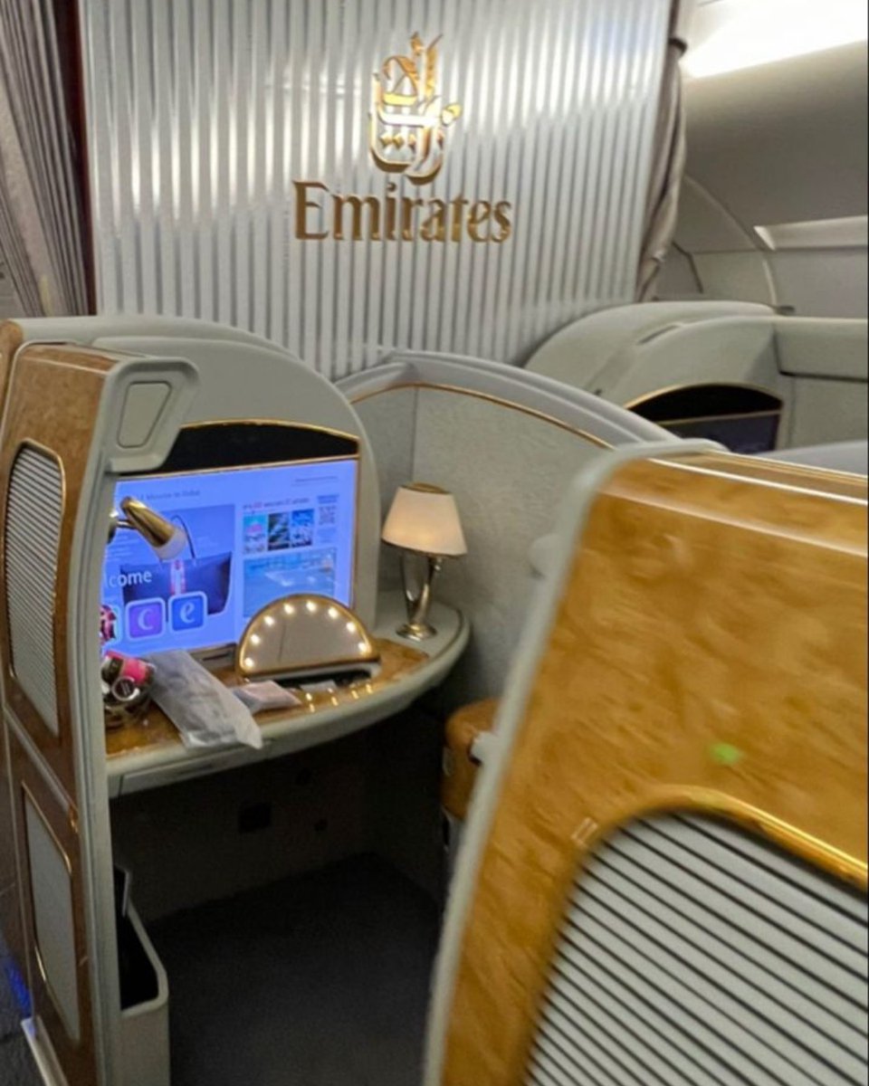 destination2uk's tweet photo. Emirates first class is an experience like no other. Why not treat youself to this once in a lifetime flight for your next trip!๐ซ๐พ
#emirates #firstclass #emiratesfirstclass #destination2 #flyemirates #booknow https://t.co/7DfH7cuBu5