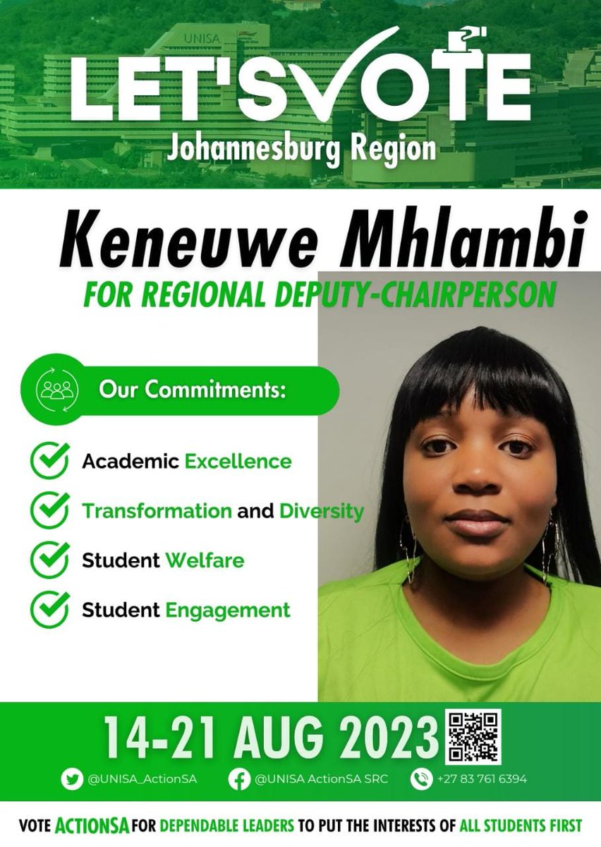 UNISA ActionSA SRC tweet media