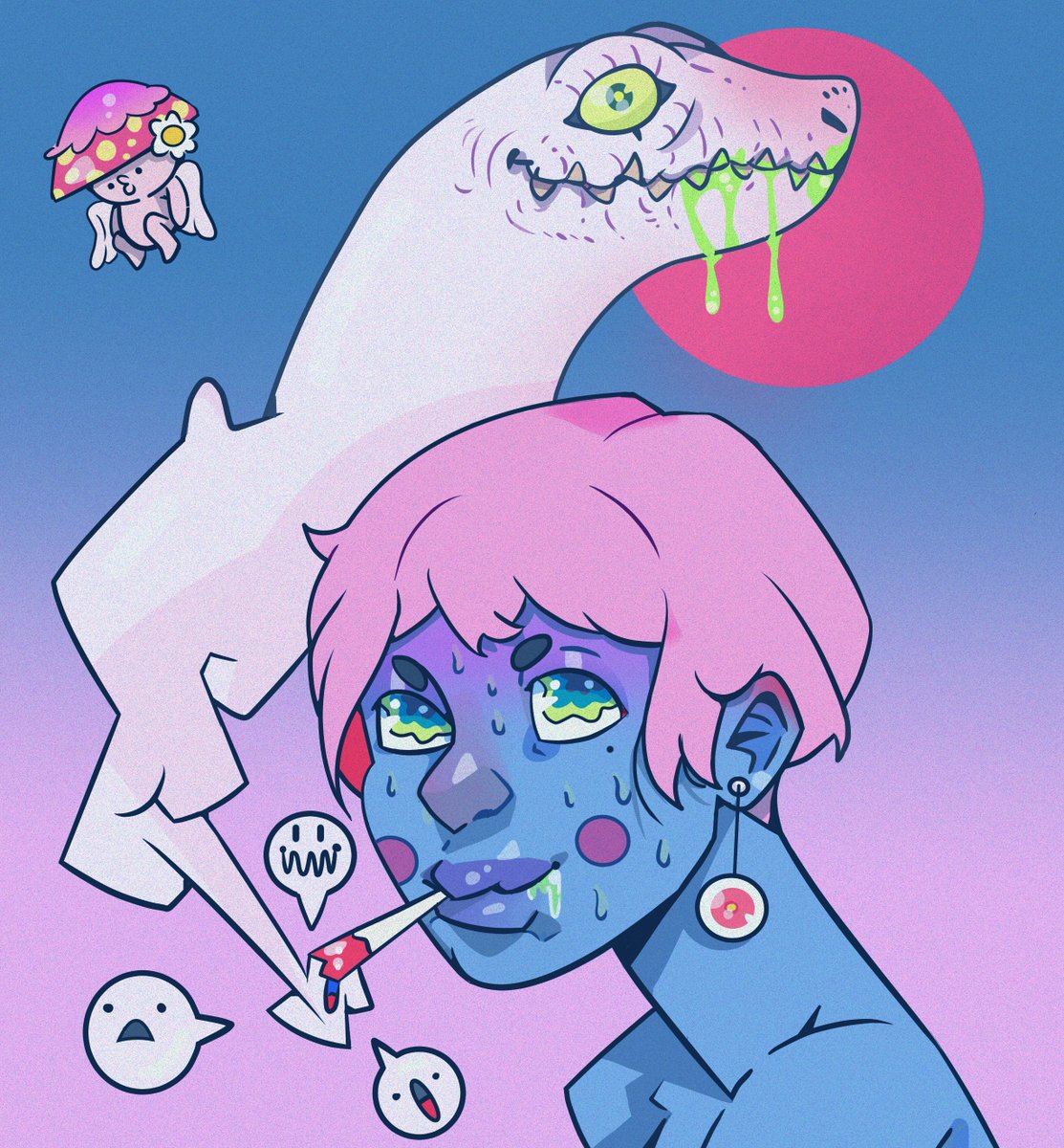 Recent Objkt acquisitions: 4 in the pink 

'WTF' Series  #8 and #21 by DatiDigitali, 'SPAM NUDE #1' from the Spam Party series by Jay Delay,  and 'Magic smoke' by Gustav T. 
<a href="/gustavtaky0n/">3®OO® SOL //💧DRIP</a> <a href="/Jay_Delay/">JayDelay</a> <a href="/DatiDigitali/">DatiDigitali.nft</a>  <a href="/objktcom/">objkt.com</a>