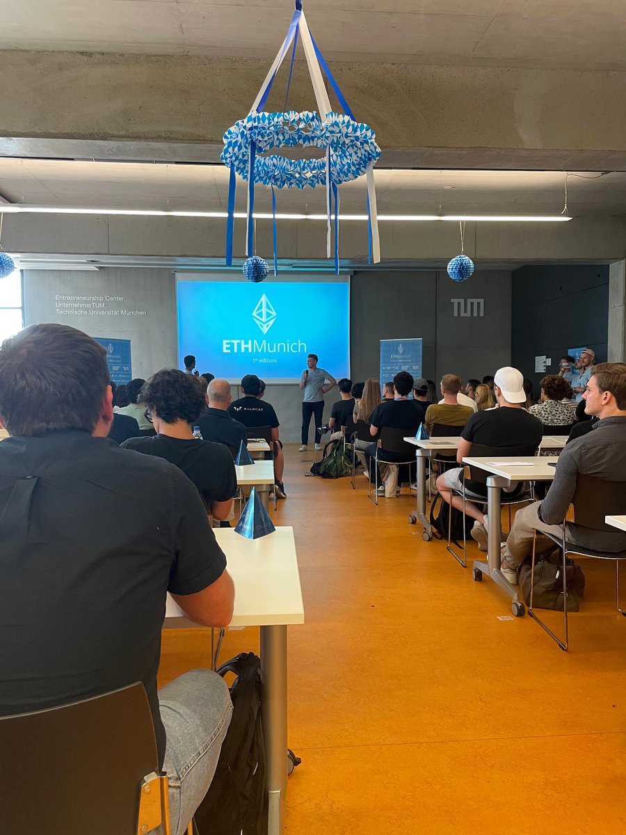 miasanweb3's tweet photo. 🔥What a weekend🔥

The first @ethmunich is in the books ✅

Thank you @PretzelDAO for the amazing organization and shout-out to all the hackers for making history in Munich. 

Register for our accelerator if you're interested in building in Munich.

🔗 https://t.co/cBwclUV1uy https://t.co/2LT8PHLNyc