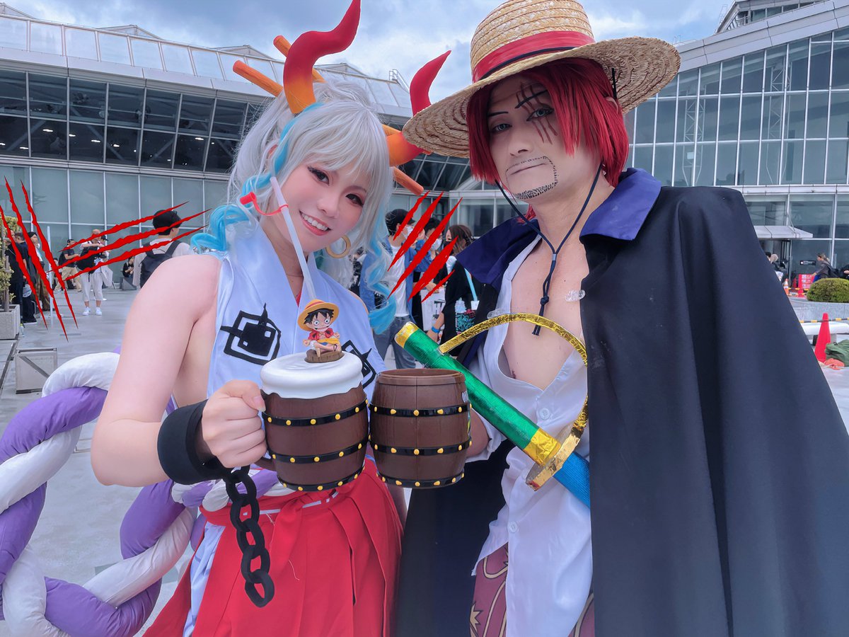 losheepwithin's tweet photo. CM102ワンピースヤマトコスした
みんなあってとても嬉しいです😊
ルフィ@NeigeRokuhana
ペローナとボニー 連絡もらわなかった😂
シャンクス@masa_4304
あまりに回ってない
今回機会があったらもっとワンピースの子達会いたいw
#cm102 #コミックマーケット102 #ワンピース #ヤマト #コスプレ https://t.co/RFa0cu9Epj