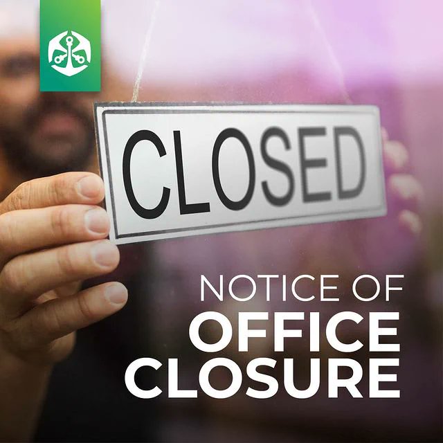 OldMutualSZ's tweet photo. This serves to notify our Stakeholders, Customers and the General Public that our offices will be closed on the 15th August, 2023. We will resume business on the 16th August, 2023 at 08h30.

We apologize for any inconvenience caused.

#oldmutual
#dogreatthings https://t.co/4vvmh1PuX2