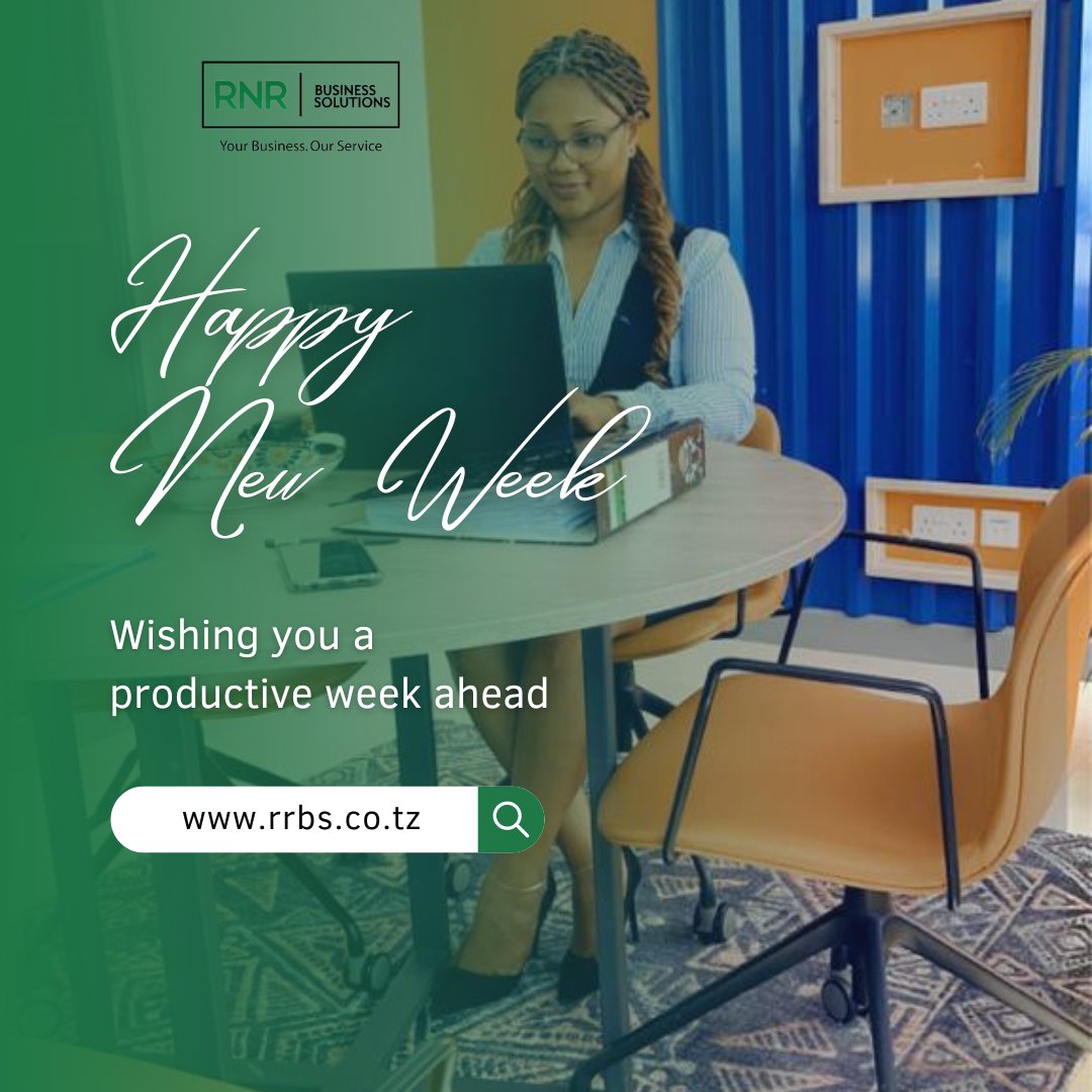 RNRBSTZ's tweet photo. Happy new week. Wishing you a productive week ahead.

#humanresources #hr #recruitment #business #hiring #recruiting #jobs #jobsearch #leadership #career #job #employment #work #management #careers #resume #employeeengagement #payroll #staffing #nowhiring #Tanzania #Monday https://t.co/ozCm5Itufr