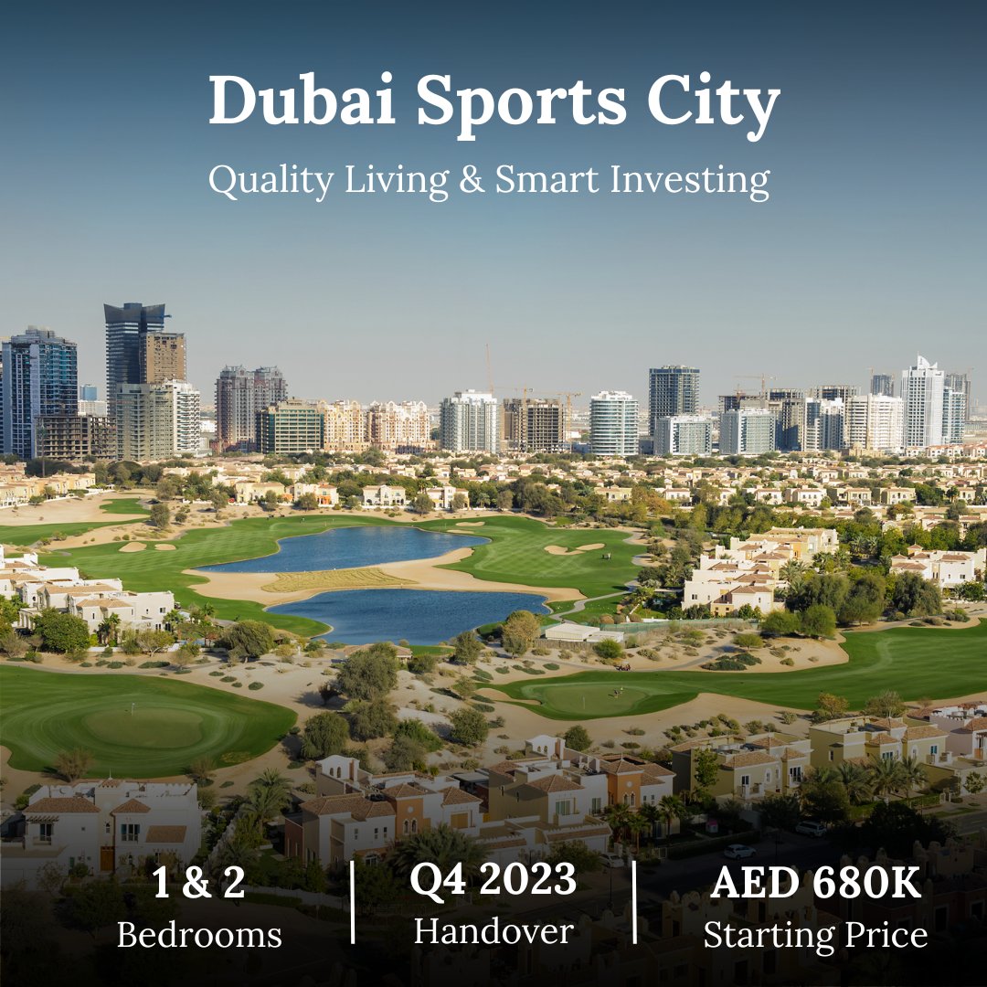 AludraEstates's tweet photo. Experience an active lifestyle in Dubai Sports City. Ready in 6 Months!
Easy Payment Plan: 20% down payment, 20% due after two months, 60% upon handover.
--------------------------------------
To know more, please contact Aludra Estates

#AludraEstates #Aludra https://t.co/VucJBEjpQj