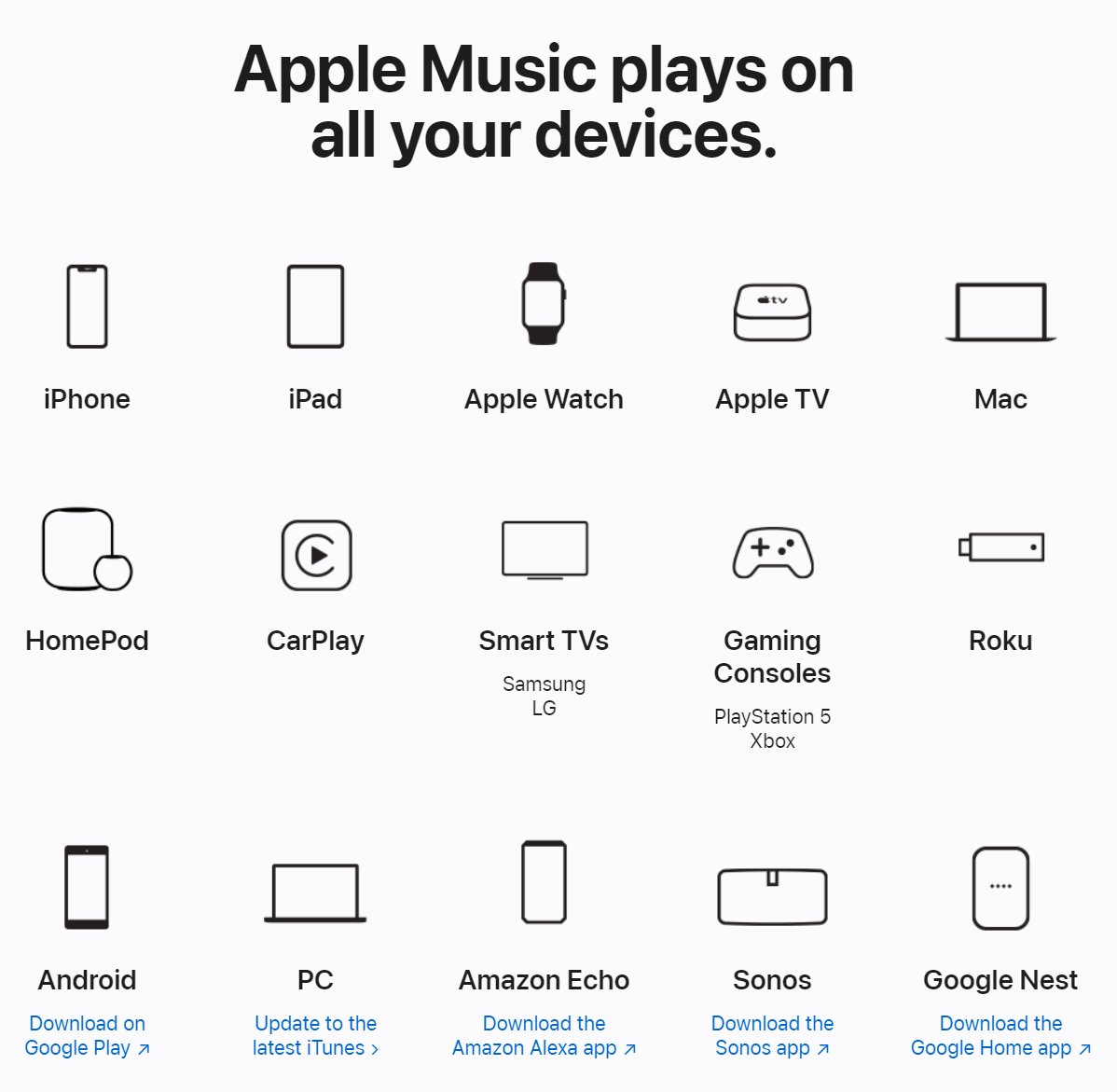 sgrienen's tweet photo. @AppleMusic when will you be available on modern AVR ? They all support @Spotify, @amazonmusic, @qobuz,... natively ! https://t.co/8sQUv2EBIF