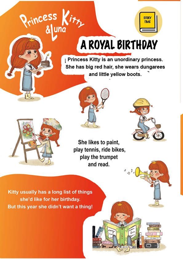 Come and join Kitty &amp; Luna for a Royal Birthday! What did Kitty want?
popinmagazine.com
#kidsmagazine #noplastic

POPIN is available in all local stores!