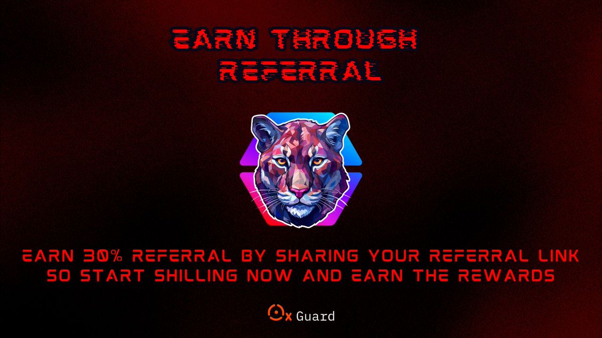 PulsePuma's tweet photo. 1/ 📣 Countdown to Launch on Monday @ 8PM UTC: Less Than 14 Hours! Earn Referral Rewards with PulsePuma!

😎 Dear PUMAS,

The excitement is palpable as we count down to the highly anticipated launch of PulsePuma, now less than 14 hours away! https://t.co/oUXAUG8bmh