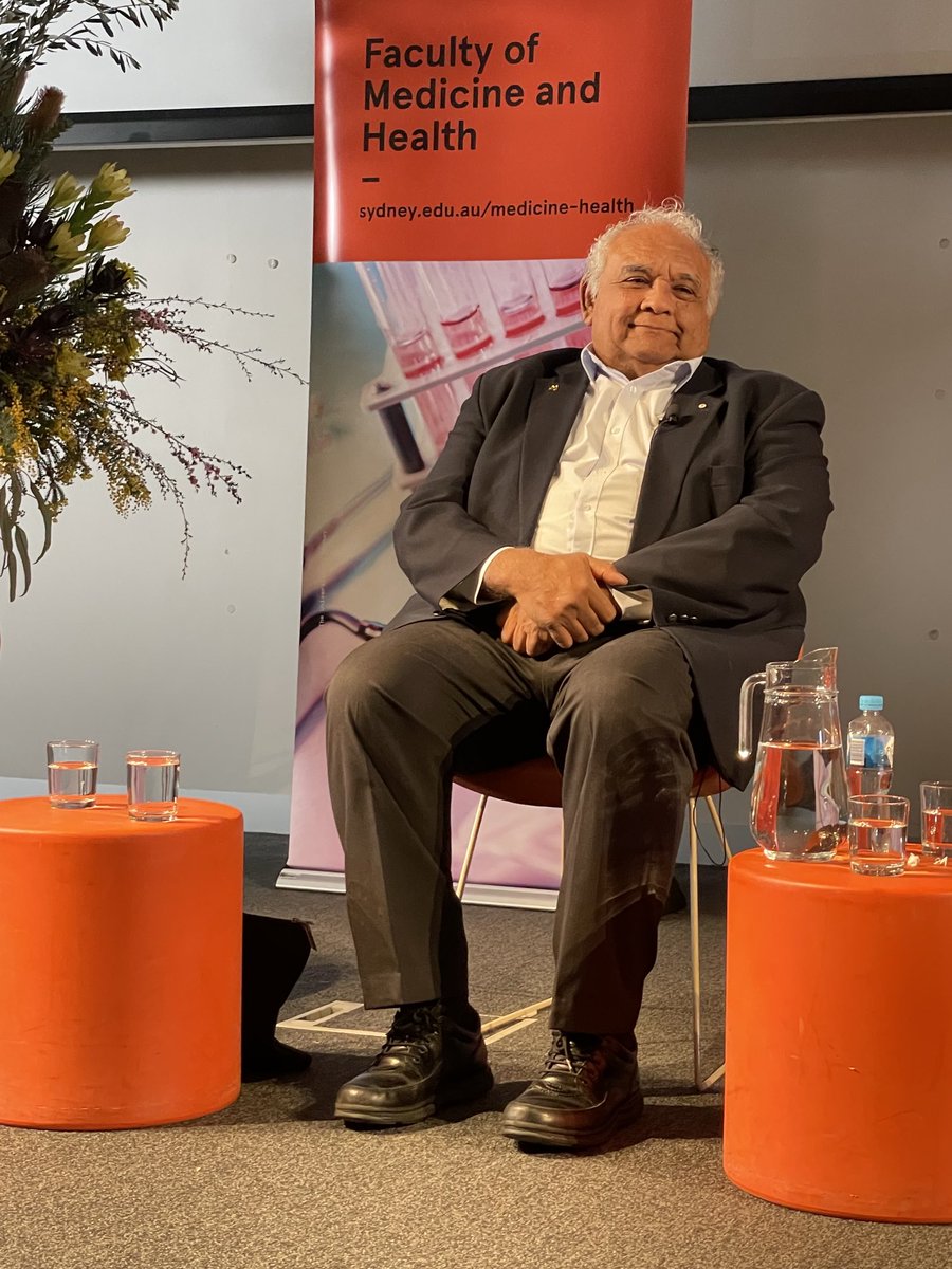 Professor Tom Calma AO on the voice and health.. speaking wisdom to a very full theatre ⁦@Sydney_Uni⁩ ⁦@TheMatilda_USyd⁩ ⁦@AndrewJBaillie⁩ ⁦@mscott⁩ ⁦@PatMcGorry⁩ ⁦@DrEmmaLJohnston⁩ #voicetoparliament #wisdom