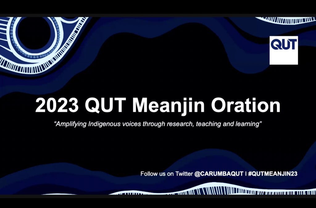Attending the 2023 <a href="/QUT/">QUT</a> Meanjin Oration tonight online to hear from Noel Pearson on the Voice to Parliament followed by an interview by Dr @AmyMcquire. Thank you #QUT for the #QutMeanjin23. #UluruStatement #VoicetoParliament #VoteYesAustralia #VoteYes
