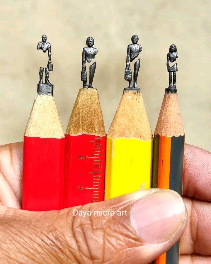 BetweenHbet56's tweet photo. Pencils Into Micro Sculptures https://t.co/cAnslsACm9