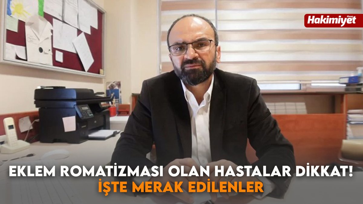 Eklem Romatizması Olan Hastalar Dikkat! İşte Merak Edilenler
elazighakimiyethaber.com/eklem-romatizm…