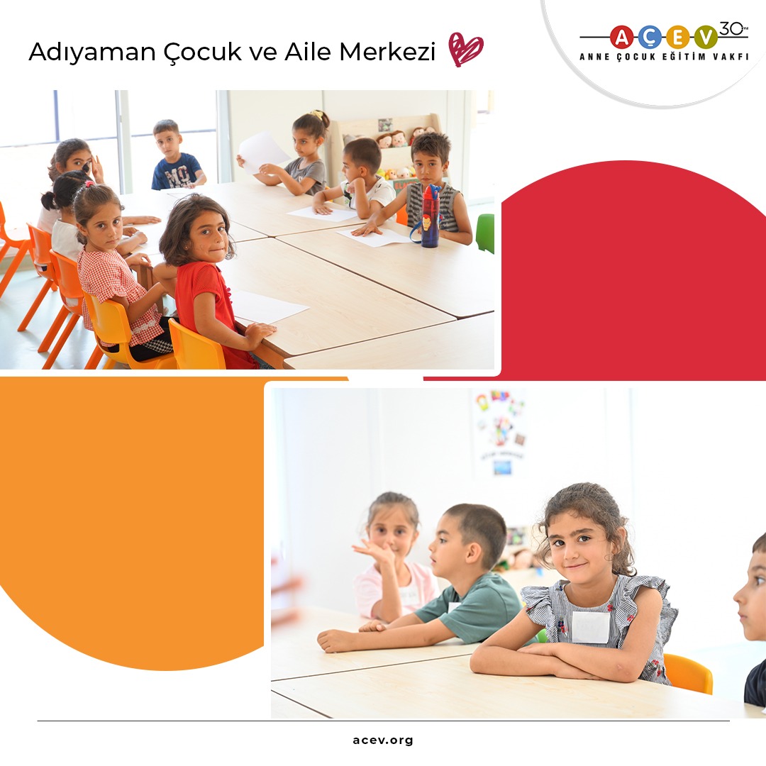 AÇEV’de Yaz 🌞🌈​ AÇEV Adıyaman Çocuk ve Aile Merkezi’nde 5-6 yaş grubundaki çocuklar ile yaz dönemi boyunca Yaz Okul Öncesi Eğitim Programı’nı uyguluyoruz. Bu program ile depremden etkilenen çocukların öğrenme kayıplarının telafi edilebilmesi için çalışıyoruz. @VodafoneVakfi