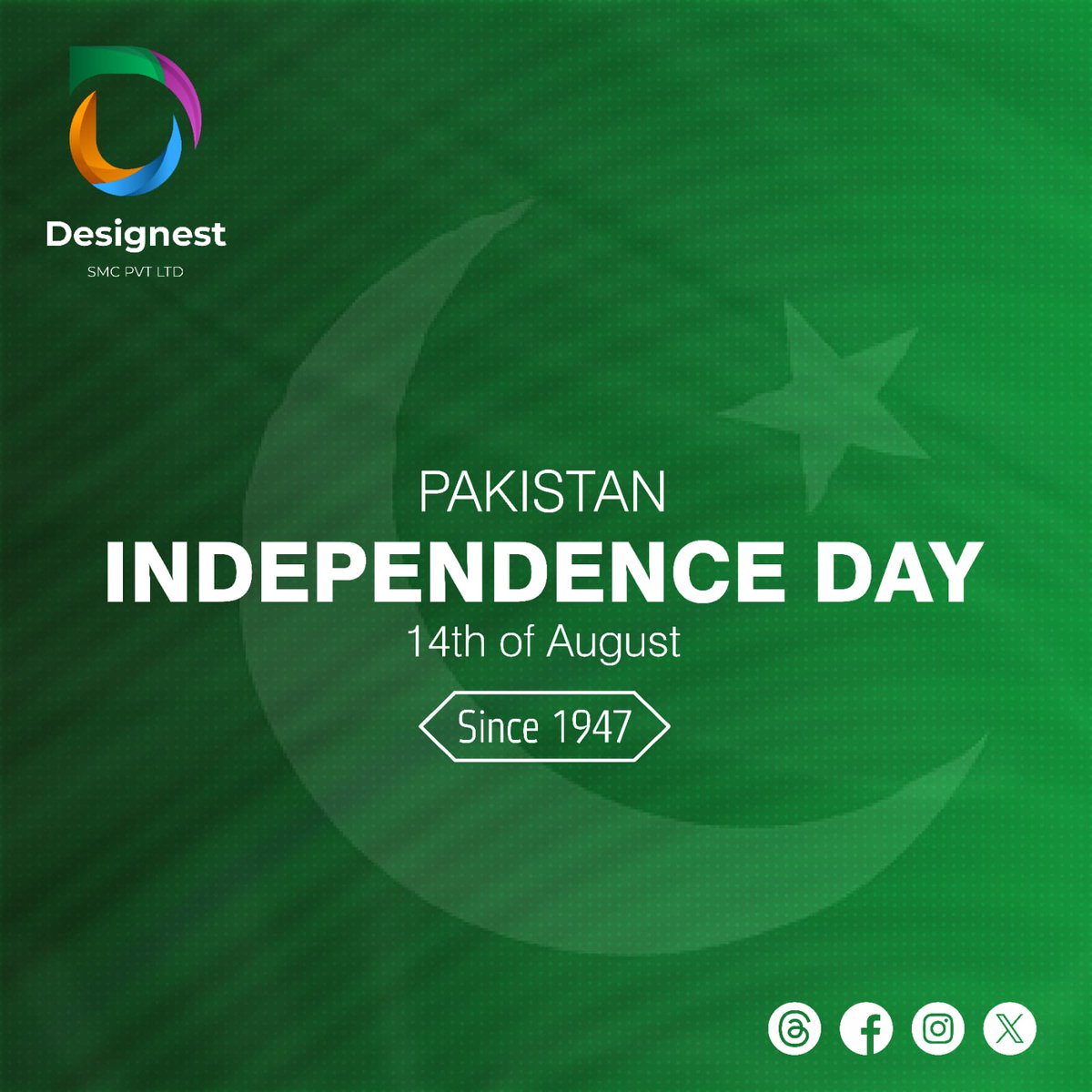 DesignestL's tweet photo. ๐ฏ๐๐๐๐ ๐ฐ๐๐
๐๐๐๐๐
๐๐๐๐ ๐ซ๐๐ ๐ต๐ฐ
Today, we celebrate the strength, unity, and resilience of our nation. May our Flag fly high, symbolizing our freedom and progress. โจ
#IndependenceDay2023 #PakistanZindabad #14August2023 #designagency #userinterfacedesigner https://t.co/maAsbqiXTv
