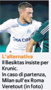 Guillaumemp's tweet photo. Repubblica : En cas de départ de Rade Krunic, l'AC Milan pourrait se pencher sur le profil de Jordan #Veretout 👇 https://t.co/CNtYnnKizy
