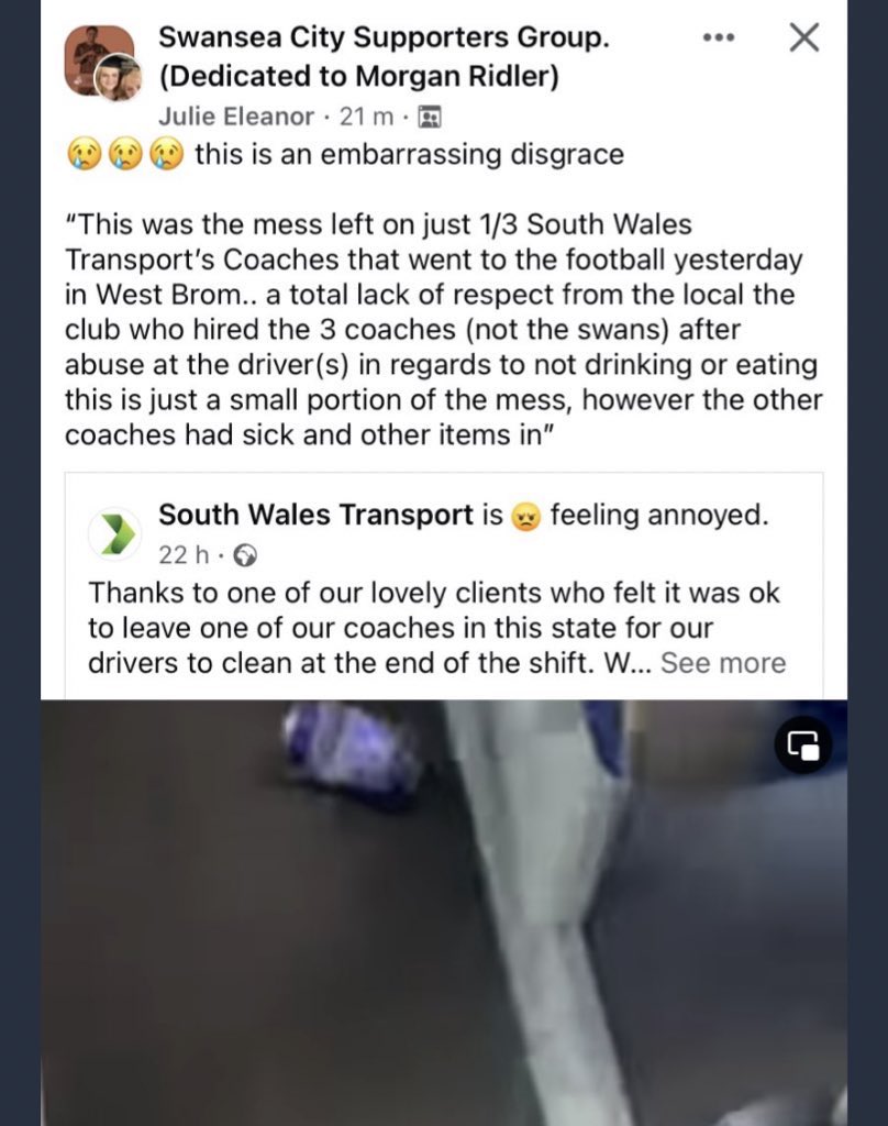 Ace109610's tweet photo. Only recently seen this and I’m very disappointed with our Swans fans yet again. This is unacceptable behaviour. https://t.co/EVq39Y4ugY