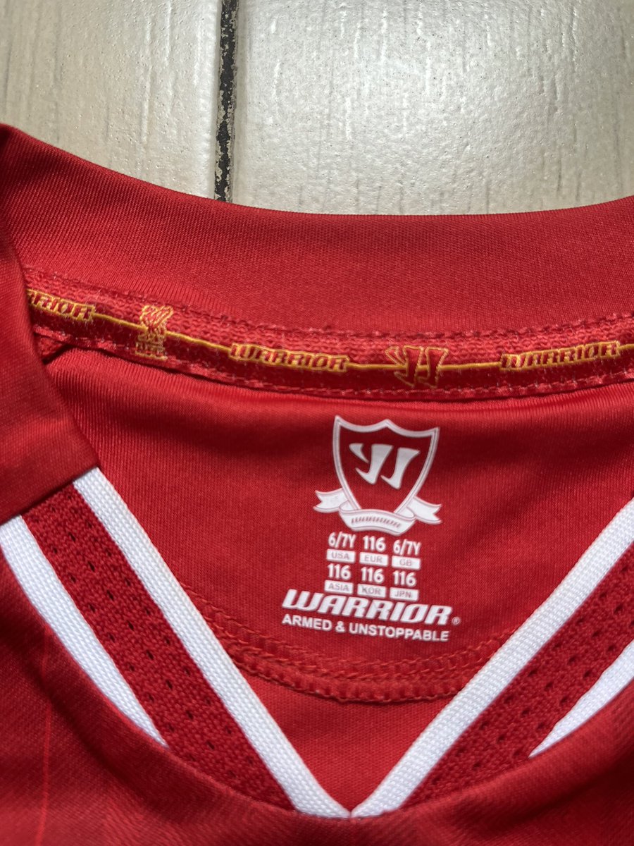 ConceptFoo404's tweet photo. - Jual Jersey Liverpool FC Anak - anak (Home 2012 - 2013) 

- Merek: Warrior
- Sisa Stok: 1
- Kondisi: Bekas
- Ukuran: Anak kecil
- Jersey Anak - anak original
- Dm untuk harga dan ukuran

#jerseybolaanakanak
#jerseyliverpoolfc
#jualjerseybolaanakanak
#jerseyoriginal https://t.co/QcULEbh5K6