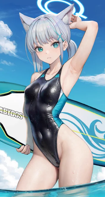 水着シロコ #ブルアカ