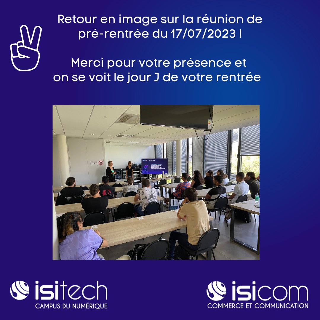 Ecole_ISITECH's tweet photo. Un retour sur les deux journées de pré-rentrée qui ont eu lieu le 17 et 18 juillet 2023.
Merci à tous pour votre présence ! On a hâte de vous revoir à la rentrée ! 
#gouter #sucré #prérentrée #etudiant #isitech #isicom #alternance #2023 #passion https://t.co/XVrzmllAmQ