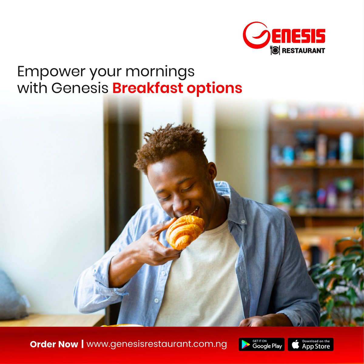 Genesisrestng's tweet photo. Our breakfast options are sure to power you through your mornings. 

Order from https://t.co/aXGxRTj86c
Or visit our restaurant close to you. 

#GenesisRestaurant
#breakfastgoals
#breakfastwithgenesis #genesisbreakfast https://t.co/Faptc0DsTG