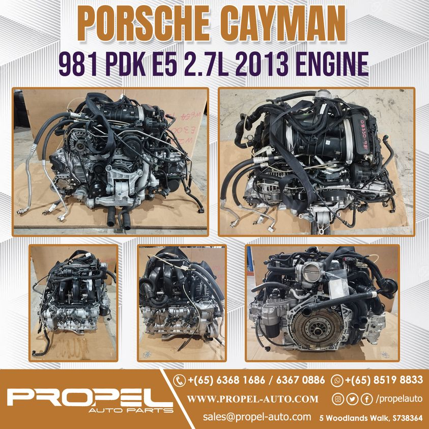 propelauto's tweet photo. Porsche Cayman 981 2.7 Engine/Motor #ForSale

Shop the lowest mileage running condition engine at #PropelAuto

#981PDK #2700l #Engine #Cayman #Porsche #Porsche981 #Pdkengine #BlockEngine #CaymanLongblock #Genuine #Runner #QuaranteedEngine #Singapore #ScrapYard #ScrapCar #E5Enigne https://t.co/02YZs87mlH