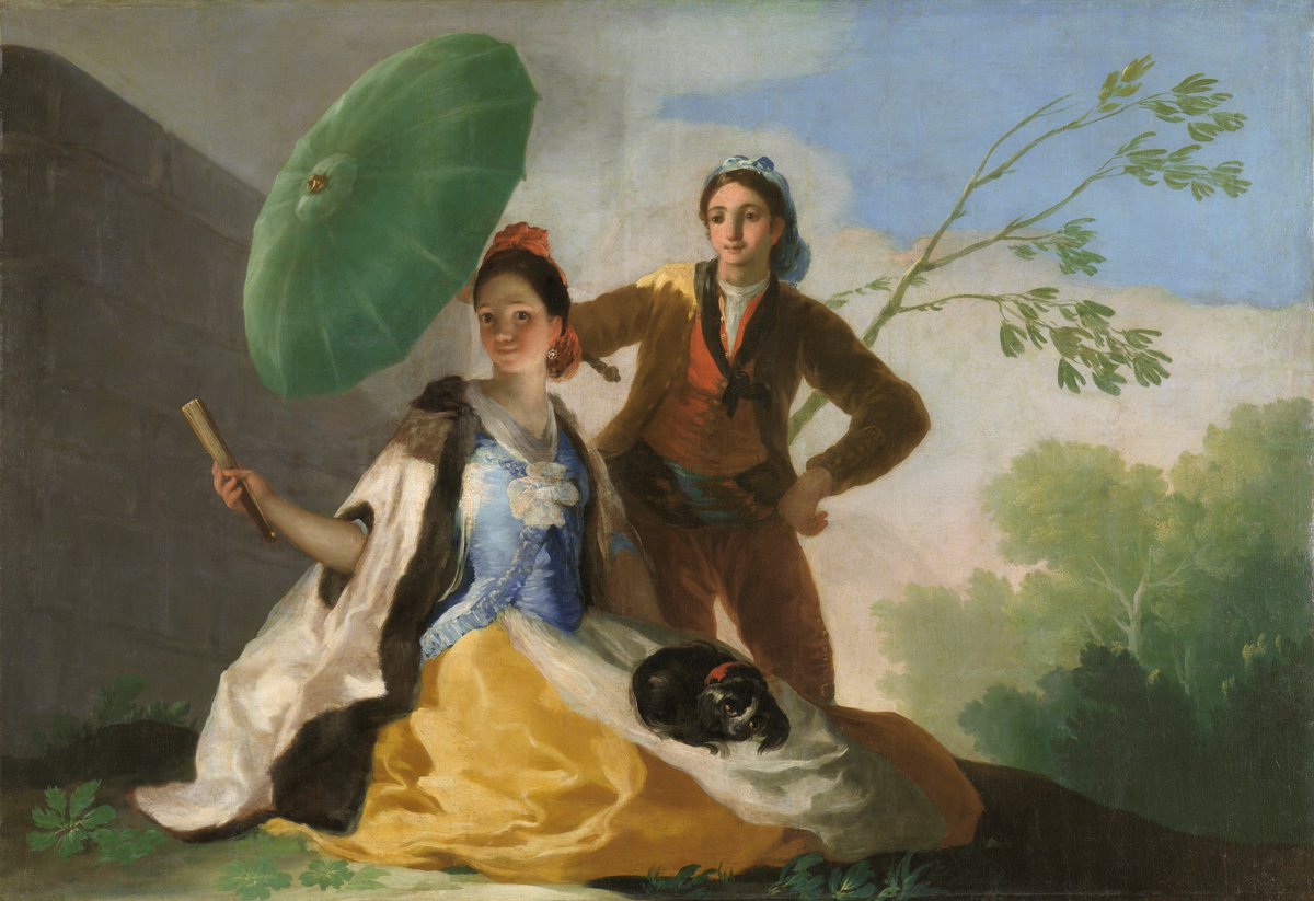 museodelprado's tweet photo. "El quitasol", Goya, 1777 https://t.co/C7bpHUVjSt https://t.co/zPifiYnm7j