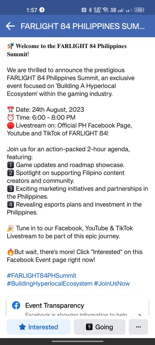 1AjayRocksYT's tweet photo. Phillipines summit @Farlight84 #Farlight84 https://t.co/M58gGoBd2p