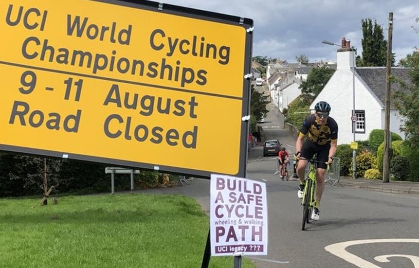 JimDensham's tweet photo. The @CyclingWorlds has been amazing. I've loved being there. #PowerOfTheBike

@scotgov said the legacy should be for everyday cycling but can sports events inspire wider participation and what action is needed to create it? 

My thoughts for @CyclingUKScot
https://t.co/4IEduz5Z0I https://t.co/si8DJ5w6RI